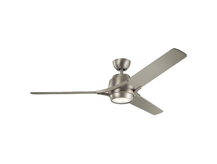 Ventilateur de plafond Zeus 152 x 46 x 152cm Argenté