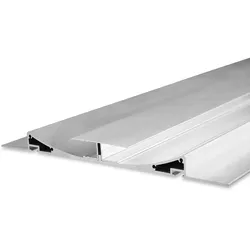 ISOLED LED Trockenbau-Leuchtenprofil DOUBLE CURVE, indirektes Licht, für 2 LED-Strips, Aluminium, 200cm, Alu eloxiert ISO-113894
