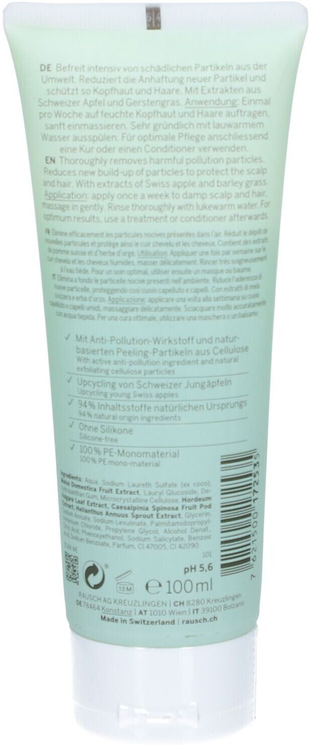 Rausch Anti-Pollution-Peeling-Shamp.m.Schweiz.Apf. 100 ml Shampoo