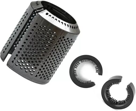 INF Ersatzfilter kompatibel mit Dyson Haartrockner mit Reinigungsbürste Grau