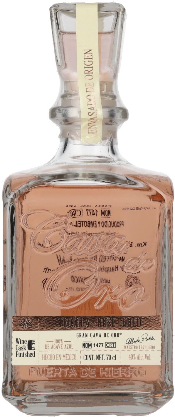 Gran Cava de Oro Tequila ROSA 100% de Agave Azul 40% Vol. 0,7l