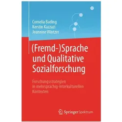 (Fremd-)Sprache und Qualitative Sozialforschung, Fachbücher von Kerstin Kazzazi, Cornelia Bading, Jeannine Wintzer