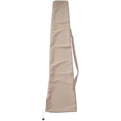 Schutzhülle für Sonnenschirm bis 2,70m, Cover Abdeckhülle mit Kordelzug, creme