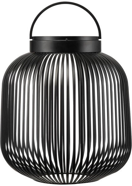 Blomus Steel Table Lamp Black 30.5cm H x 30.5cm W x 30.5cm D