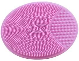Uplifted Finds Soft Silicone Facial Cleansing Brush & Manual Exfoliating Scrubber pink