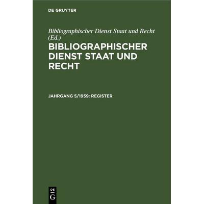Register, Gebundene Ausgabe von , De Gruyter, 978-3-11-256453-0