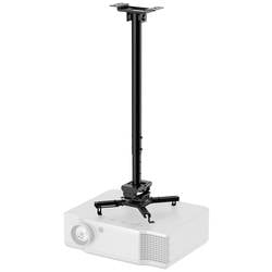 Neomounts CL25-550BL1 Beamer-Deckenhalterung Deckenhalter, Höhenverstellbar, Rotierbar, Neigbar, Schwenkbar Boden-/Deckenabstand (max.): 114.5 cm Schwarz