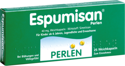 BERLIN-CHEMIE AG ESPUMISAN Perlen 40 mg Weichkapseln 25 St 01320451
