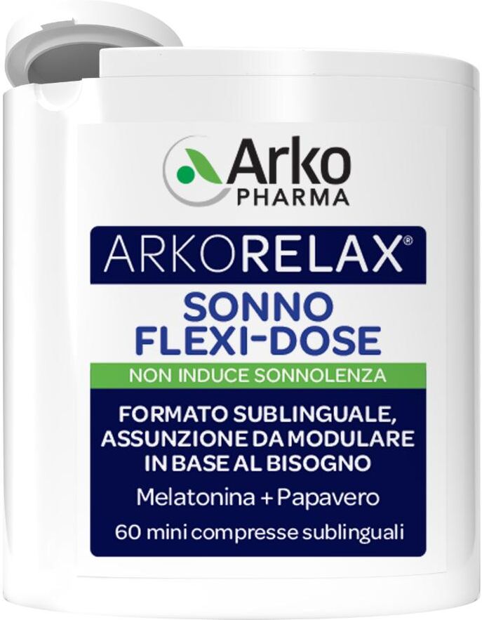 ARKOFARM Srl ArkoPharma ArkoRelax Sonno Flexi Dose, 60 Mini Compresse