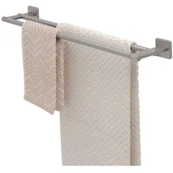 Tiger, Handtuchhalter + Handtuchhaken, Dock Handdoekrek dubbel - RVS geborsteld