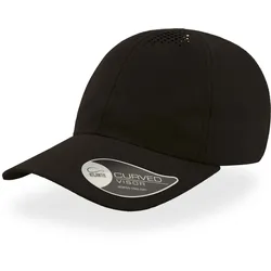 Atlantis Unisex 6-Panel Baseball Kappe 'Air' Sport Cap AIRC black one size