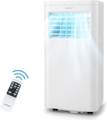 Costway 6000 BTU(SACC) Portable Air Conditioner Cools 250 Sq.Ft