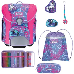 Scout Micro Schulranzen-Set 4-teilig, Pony Love