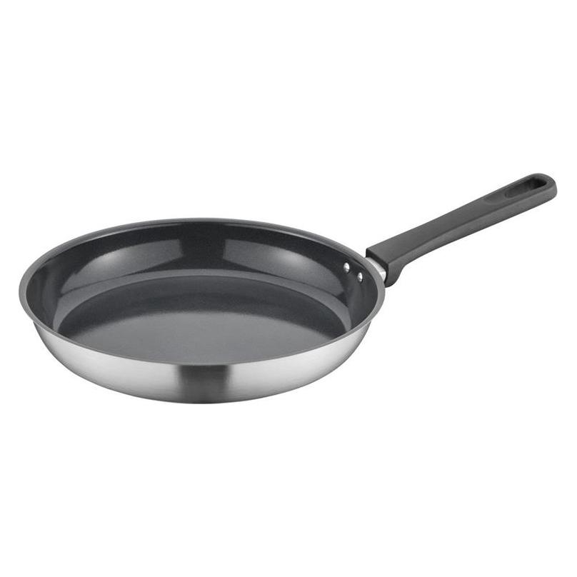 Fiskars Essential 1080504 Bratpfanne 28 cm (Bratpfanne, Edelstahl) (1080504)