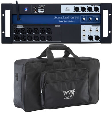 Soundcraft Ui16 Bag Bundle Noir