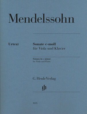 Henle Verlag Mendelssohn Violasonate