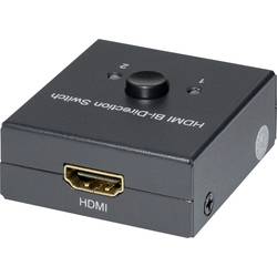 Maxtrack CS 32 L HDMI-Switch bidirektional verwendbar 3840 x 2160 Pixel Schwarz