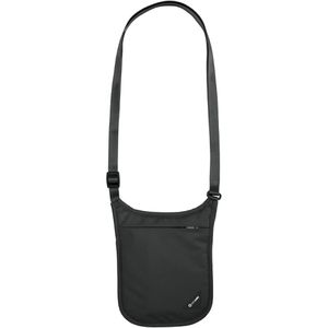 Pacsafe Umhängetasche Coversafe V75, aus Polyester, schwarz, 1 Fach, 15 x 18 cm, RFID-Schutz, wasserabweisend