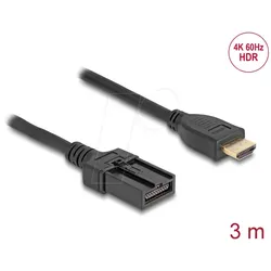 DELOCK 87906 - HDMI Automotive Kabel, HDMI-A Stecker > HDMI-E Stecker, 3 m, 4K