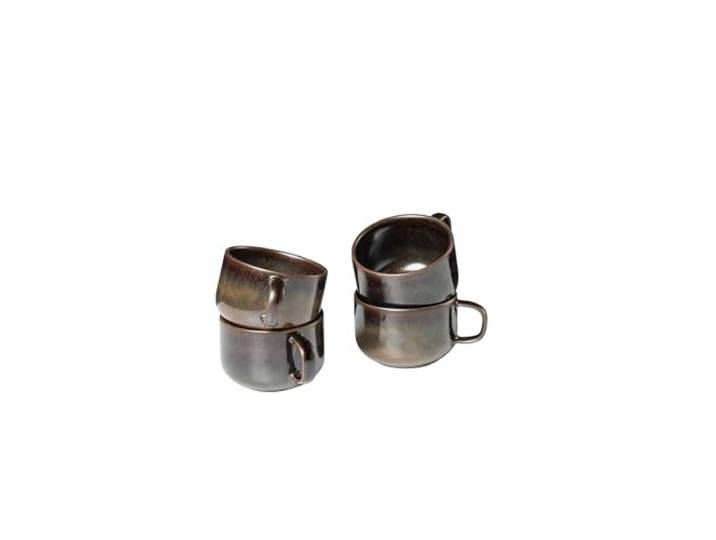 Gipfelstück Kaffeeobertassen-Set, Steinzeug Glockenklang