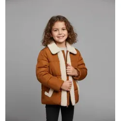 Save The Duck für Mädchen. J32338G-MEGA21 Bomberjacke Moli camel (12 Años), Braun, Lässig, Nylon, Kinderbekleidung