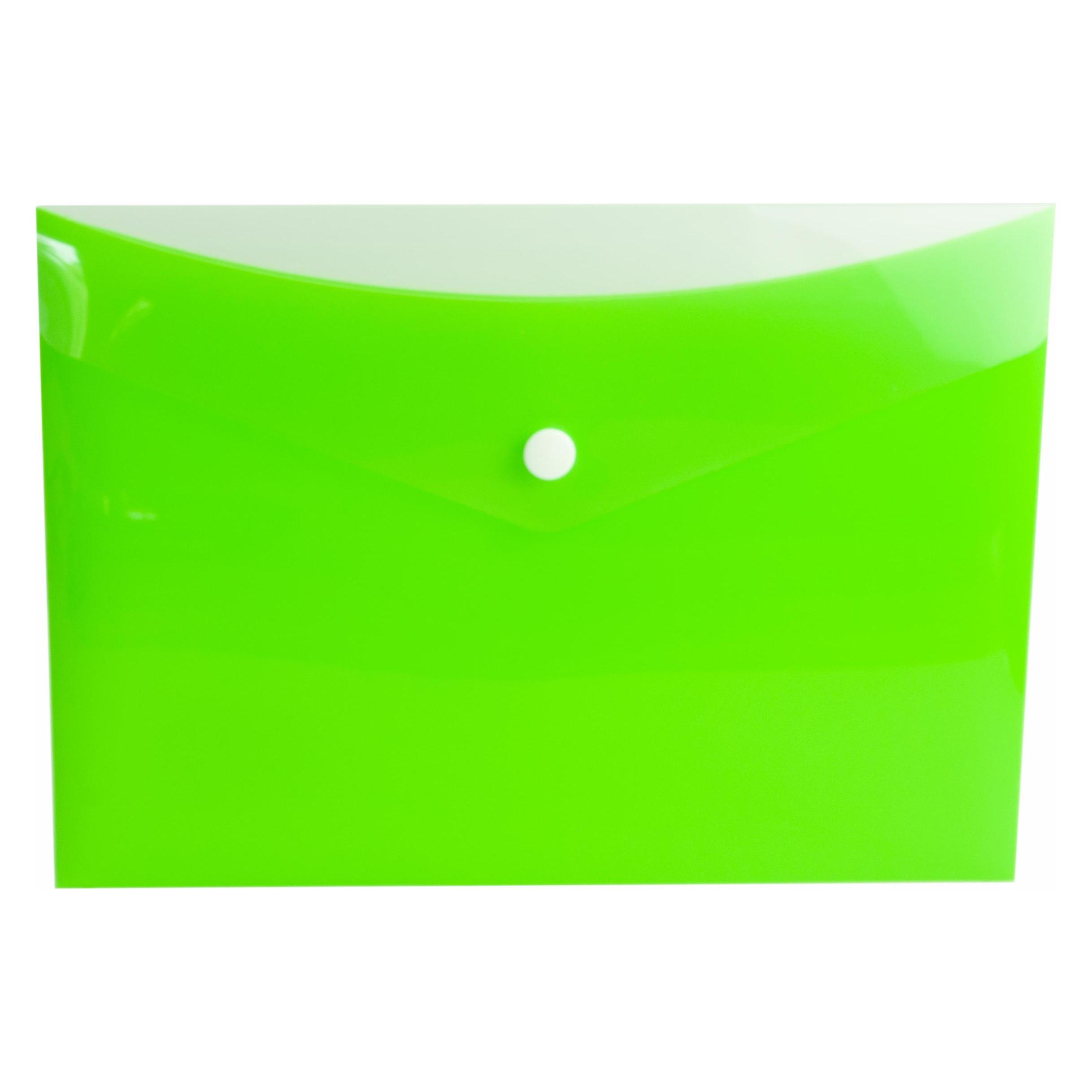 Veloflex Dokumentenhülle VELOCOLOR, DIN A5, PP, glänzend, grün (A5) (4550140)
