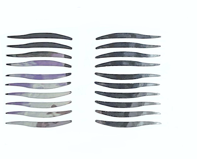 Full Collection - Chrome Makeup Stickers - Face Lace x Glisten Cosmetics