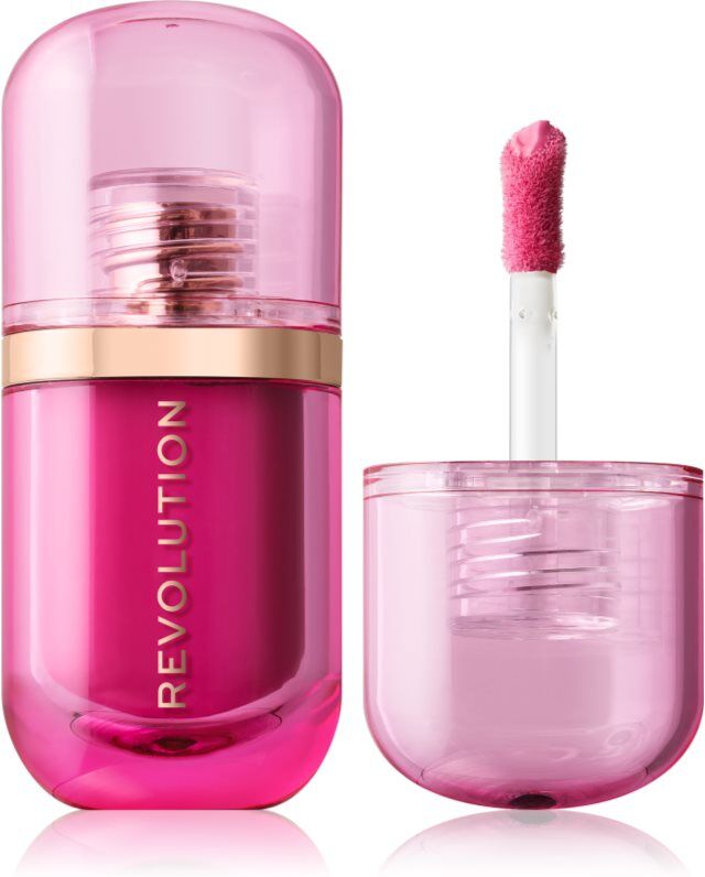 Revolution Superdewy Blush Burst liquid blusher shade Bubblegum Burst Pink 4.2 ml