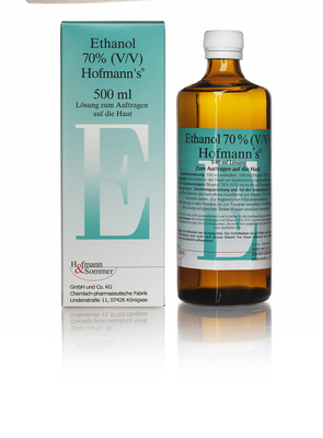 Hofmann & Sommer GmbH & Co. KG ETHANOL 70% V/V Hofmann's 500 ml 01038884