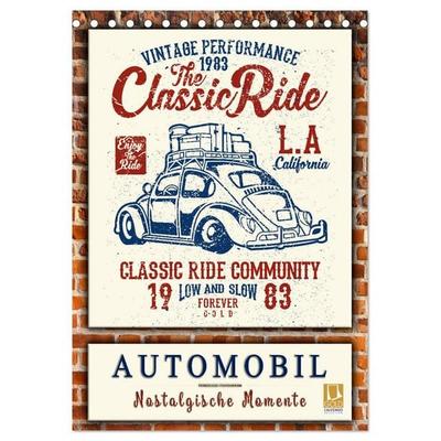 Automobil - nostalgische Momente (Tischkalender 2026 DIN A5 hoch), CALVENDO Monatskalender