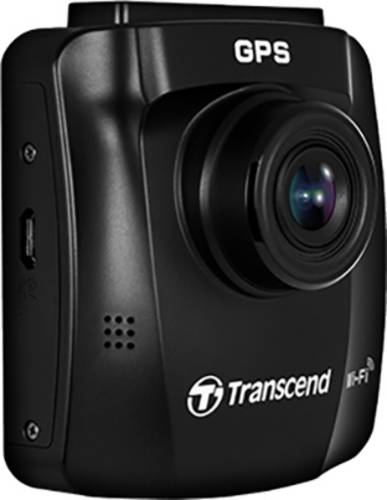 Transcend DrivePro 250 Dashcam mit GPS Blickwinkel horizontal max.=140° 12 V, 24V GPS mit Radarerkennung, Zeitraffer, G-Sensor