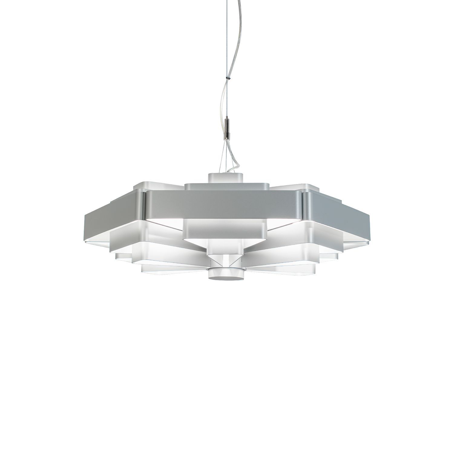 Wever & Ducré Pendelleuchte J.J.W. CEILING SUSPENDED 04 SILVER silber 2052E0S0 5404037317479