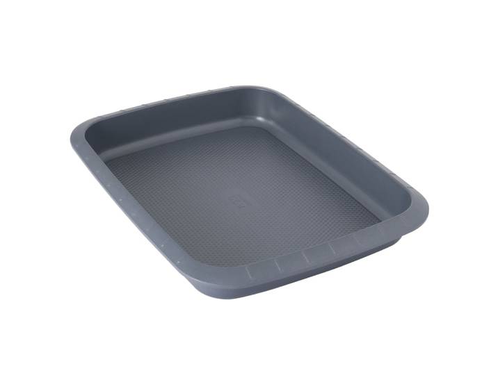 Plat à four rectangulaire en acier 38x28cm