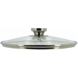 Menastyl Kochtopf mit Deckel Stahl Edelstahl, Pfanne + Kochtopf, Silber