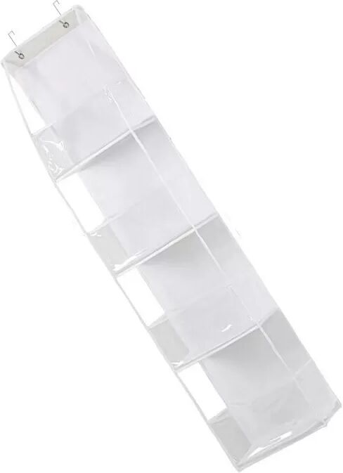 INF 4-Taschen-Tür-Organizer-Tasche – Aufbewahrungslösung aus Vliesstoff Weiß