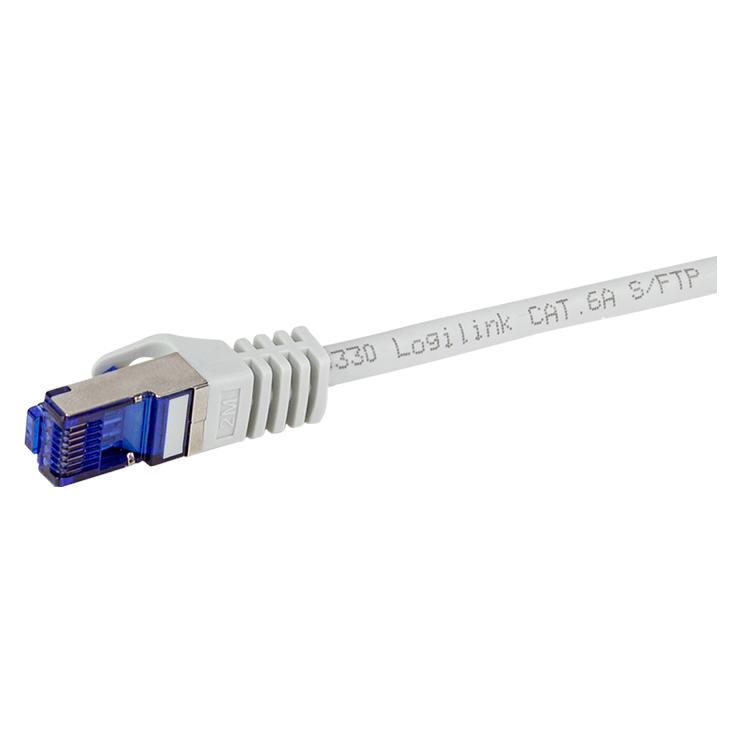 LogiLink Netzwerkkabel (S/FTP, CAT6a, 0.25 m) (C6A012S)
