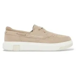 A|X Armani Exchange für Herren. XM002686AF17369Z1030 Beige Daunen-Sneakers (43), Wohnung, Schnürsenkel, Lässig