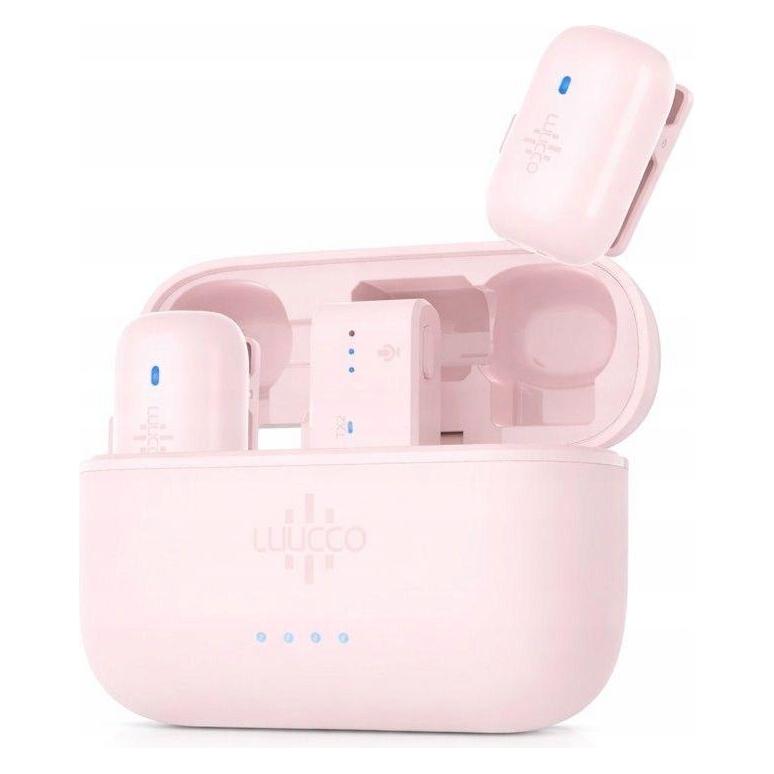 Ulanzi Mikrofon Luucco MiniPods K2 USB-C różowy 2 szt. + etui (SB11230) (LUUCCO)