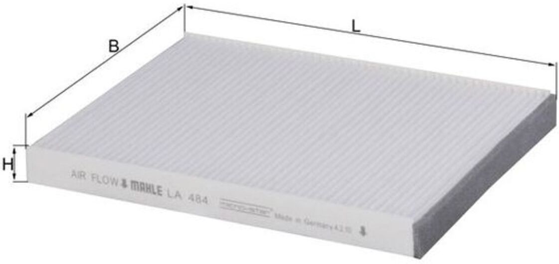 Innenraumluftfilter MAHLE KNECHT LA 484