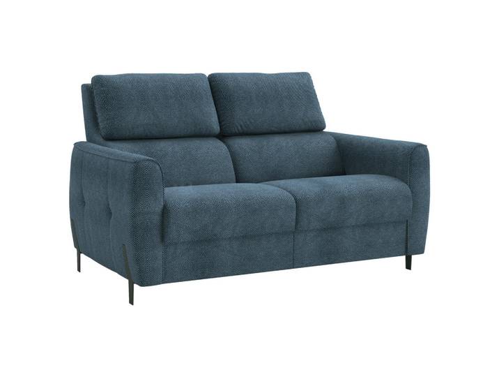 Stylife 2-Sitzer-Sofa, Dunkelblau, Metall, 149x91x101 cm, Stoffauswahl, Wohnzimmer, Sofas & Couches, Sofas, 2-Sitzer Sofas