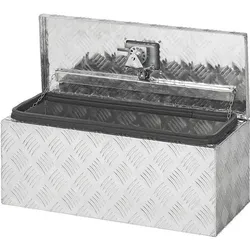 ProPlus, Garagenausstattung, Werkzeugbox Aluminium für Anhänger 600 x 250 x 250 mm