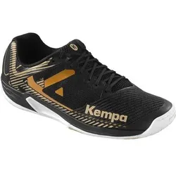 KEMPA Hallen-Sport-Schuhe Wing 2.0, Größe 6.5 in Schwarz Schwarz