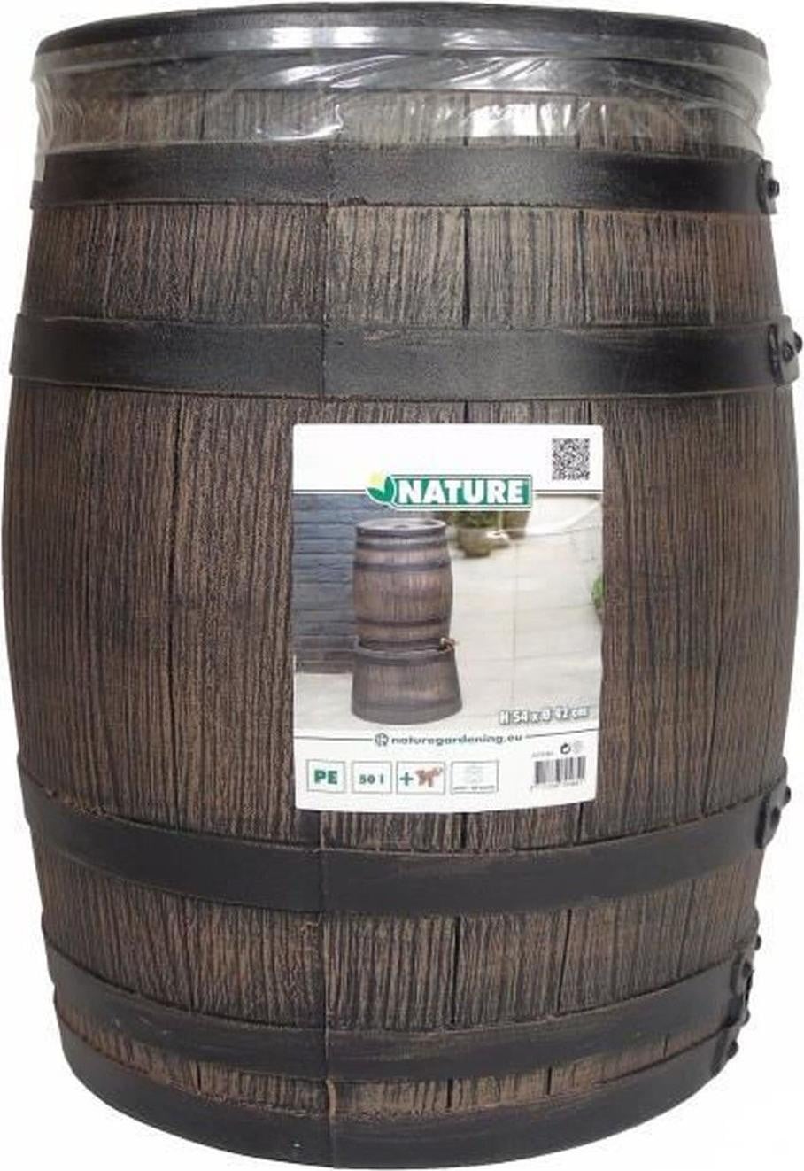 Nature Watercollector Barrel 50 liter Rotomolded PE met accessoires