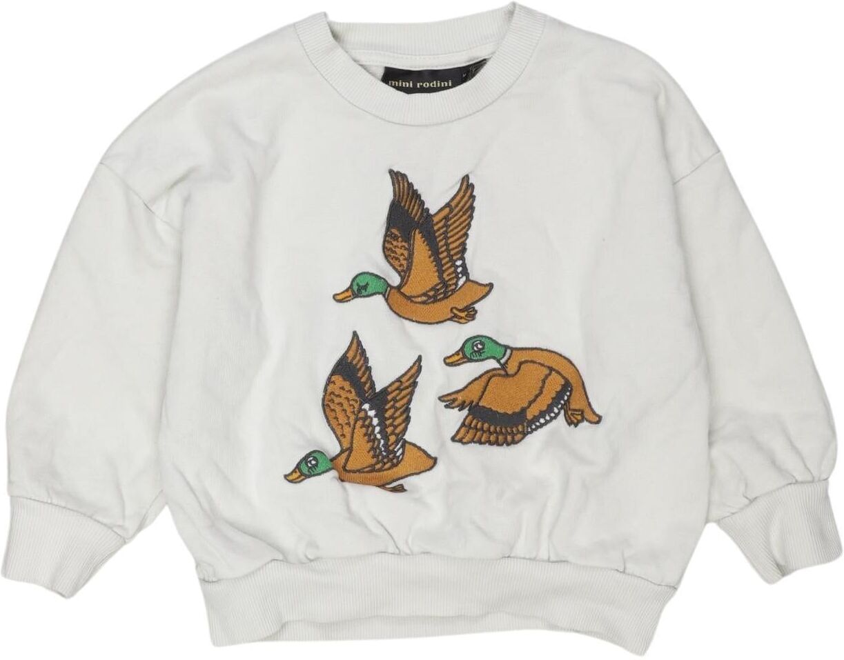 mini rodini Mädchen Kapuzenpullover oder Sweater, Weiß, Gr. EU 92, Baumwolle - Second Hand