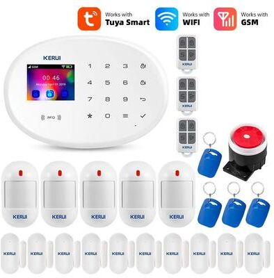 Uplift Essentials Dual Network Color Display Security Hub 1.7 Inch WiFi & GSM Alarm System kit6