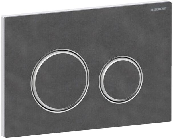 Geberit Sigma 50 Round Betätigungsplatte 115884JM1 mustang schiefer, für 2-Mengen Spülung