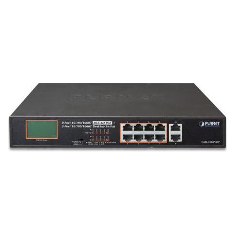 Digitus Assmann/ 16Port 10/100/1000T PoE Switch 16-Port 10/100/1000T 802.3at PoE Switch + 2 Port Gigabit SFP (16 Ports) (GSW-1820VHP)