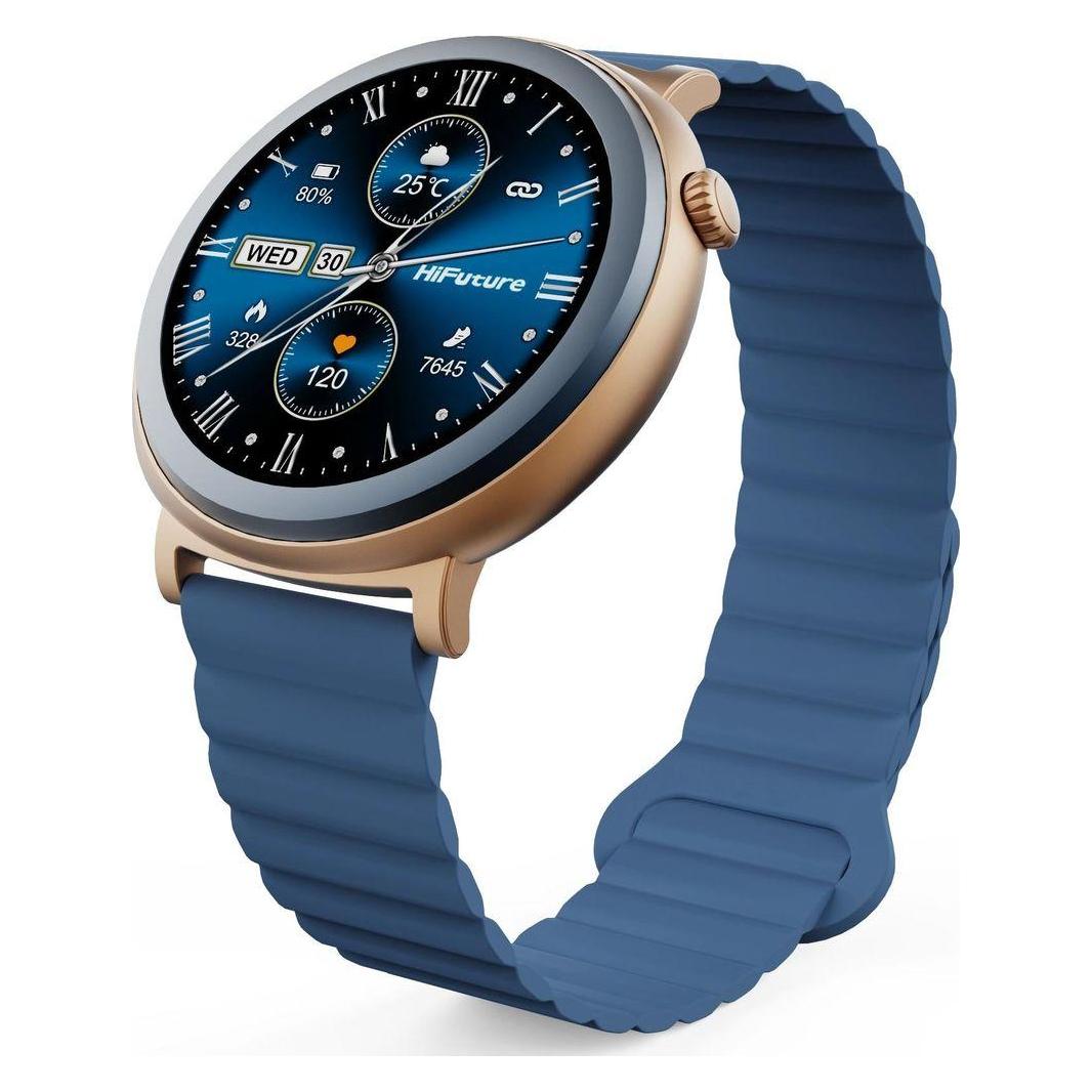 HiFuture smartwatch Aurora blue HSSW11BL (36.32 mm, Aluminium, Blau, ohne SIM) (AURORA Black)