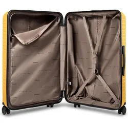 Stratic Shine 4 Rollen Trolley 76 cm, Koffer, Gelb