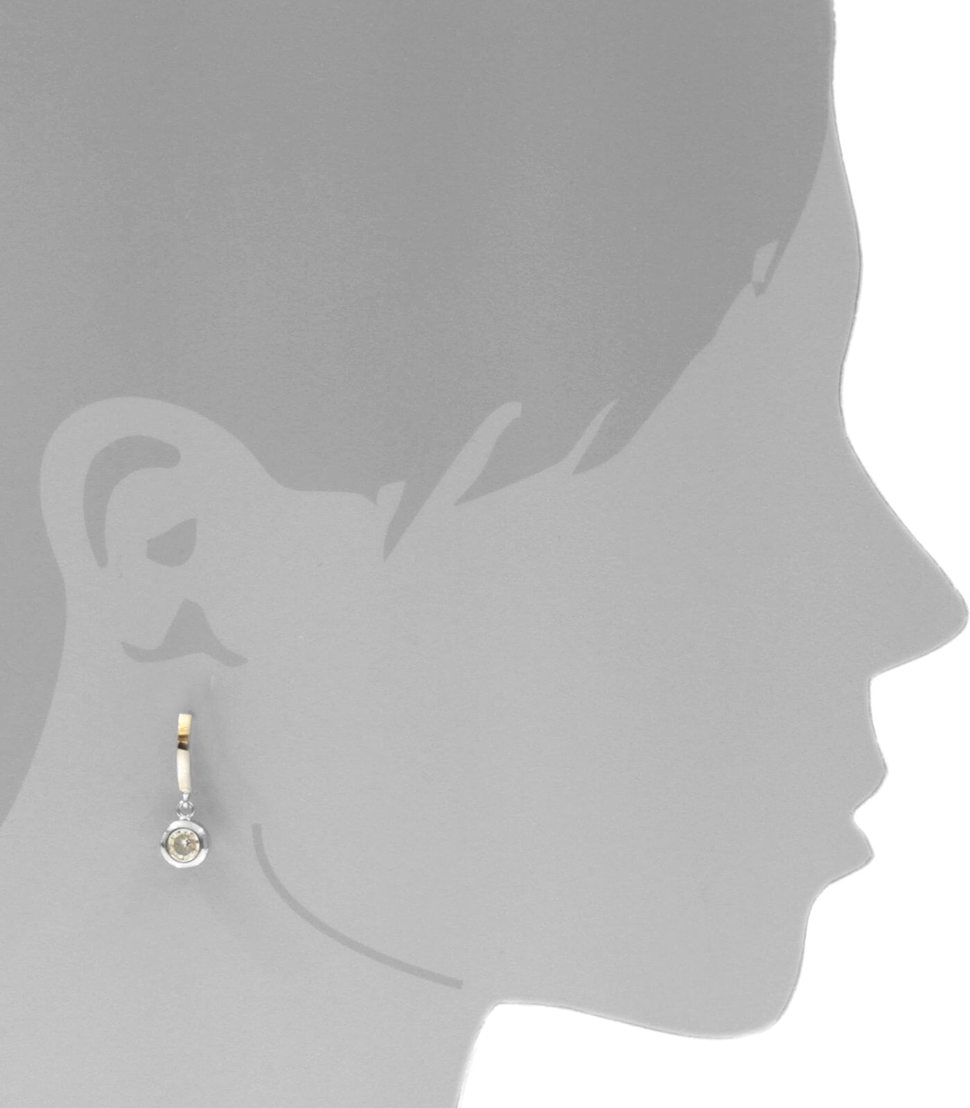 Paar Ohrhänger OSTSEE-SCHMUCK "Ostsee-Schmuck Ohrhänger Sunny Exklusiv Ohrhänger Sunny Exklusiv", weiß (weiß, neutral), Ohrringe, Damen, 28 x 9mm, Silber 925 (Sterlingsilber), Paar Ohrhänger